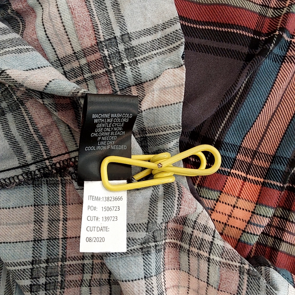 Torrid Challis Maxi Shirt Style Kimono - Picture 9 of 11